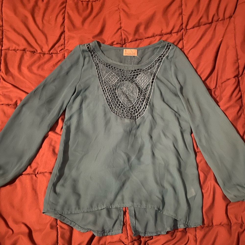 Elegant Green Women's Top